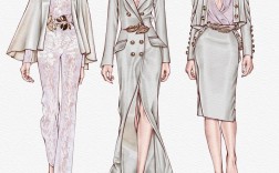 现代衣服图片女装画的
