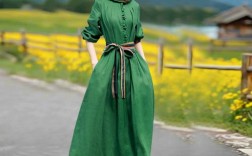 绿色民族风女装裙子有哪些款式？