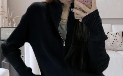 黑色时尚个性女装图片