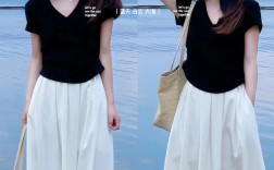 短袖裙子怎么搭好看？