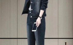 韩系牛仔套装怎么选才显瘦？