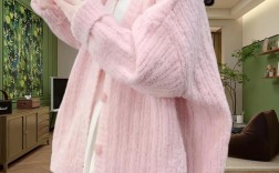 半大毛衫外套女装开衫