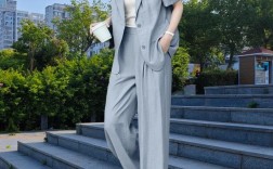 夏天女装西裤搭配图片