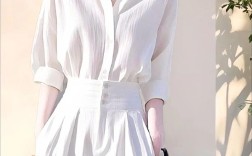 白色休闲衬衣女装套装怎么选？