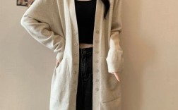 中长款开衫女装图，怎么选才显瘦？