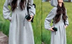 休闲长款女装搭配图片