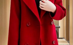 红色风衣女装图片，哪款更显瘦？