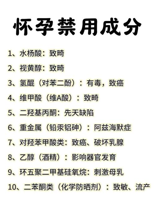 孕妇护肤品禁用哪些成分？-图2