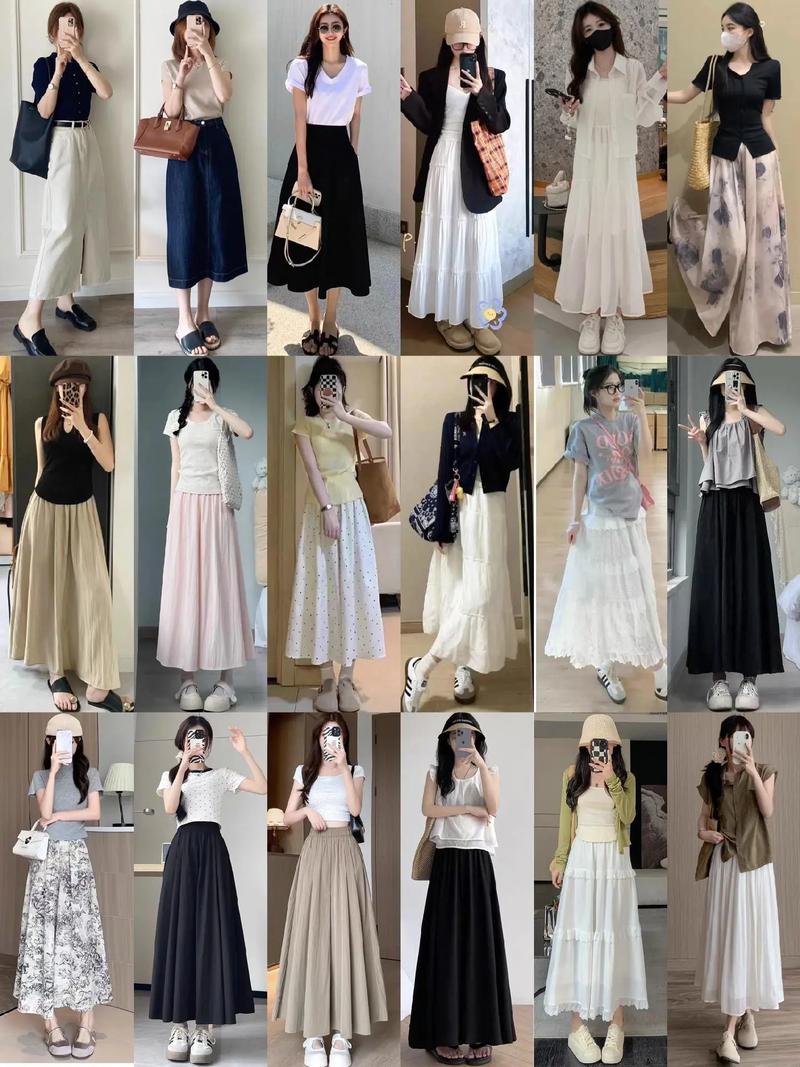 休闲裙怎么搭好看？图片大全有哪些技巧？-图2