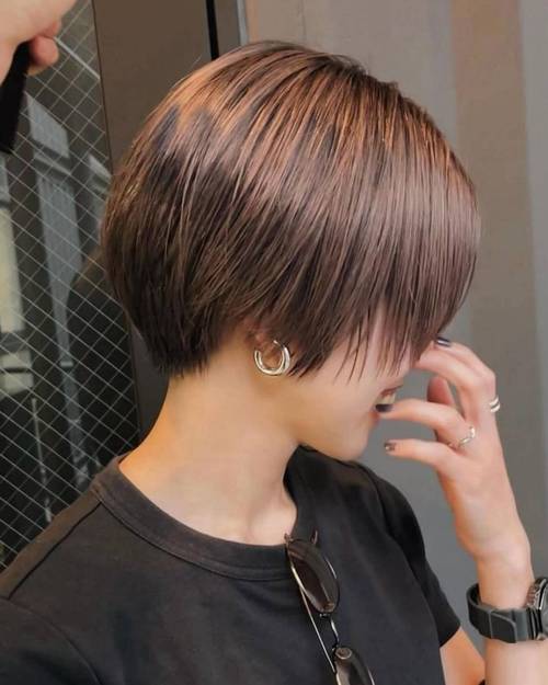 女装最短发发型图片大全-图3