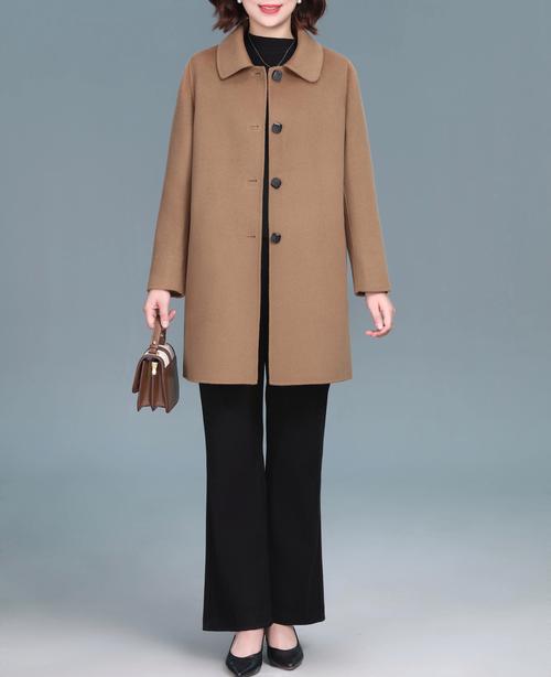 中长款毛呢外套图片，怎么选才显瘦？-图1