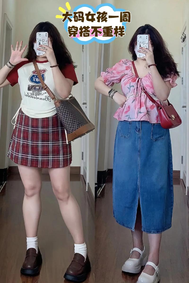 夏季胖女装搭配图片欣赏-图1