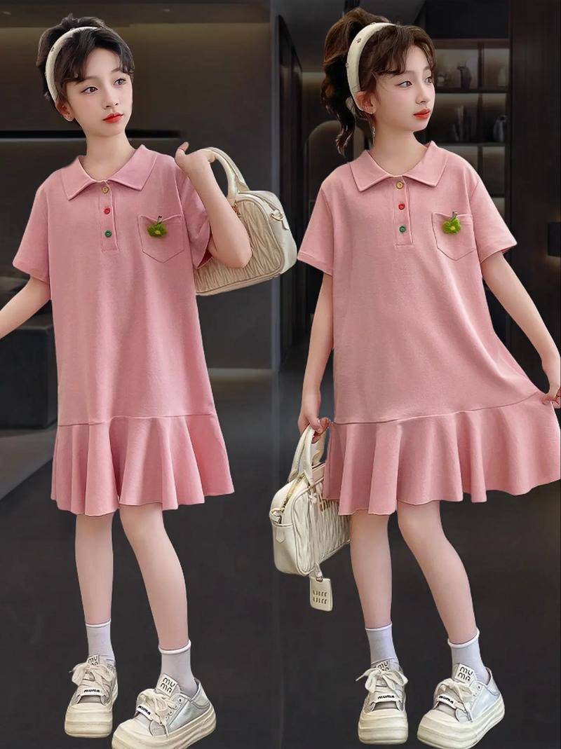 夏天衣服女装新款13岁-图1