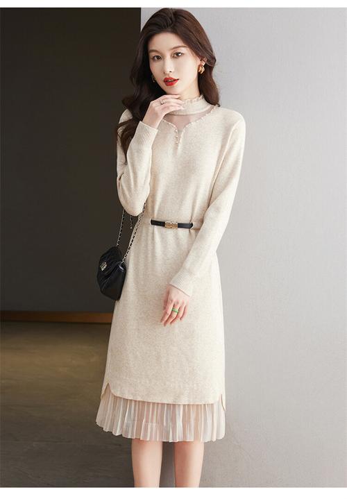 女装时尚冬装连衣裙图片-图2