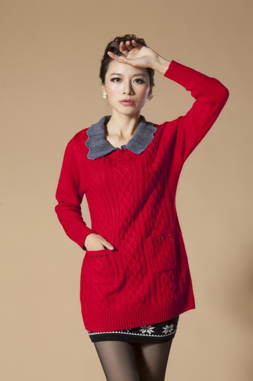 2012新款女装羊毛衫-图3