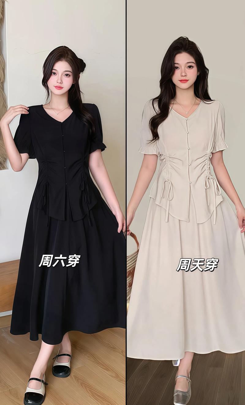 套装女装气质夏套装微胖-图1 套装女装气质夏套装微胖-图1