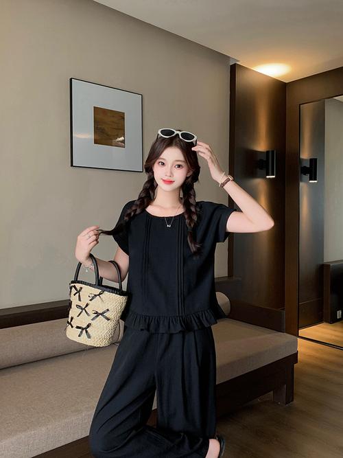 套装女装气质夏套装微胖-图3 套装女装气质夏套装微胖-图3