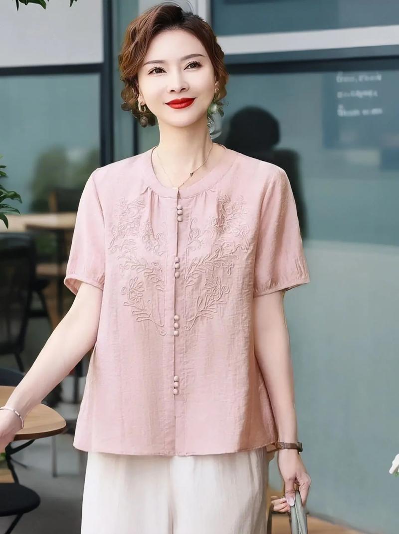 中老年女装夏季图片欣赏-图3