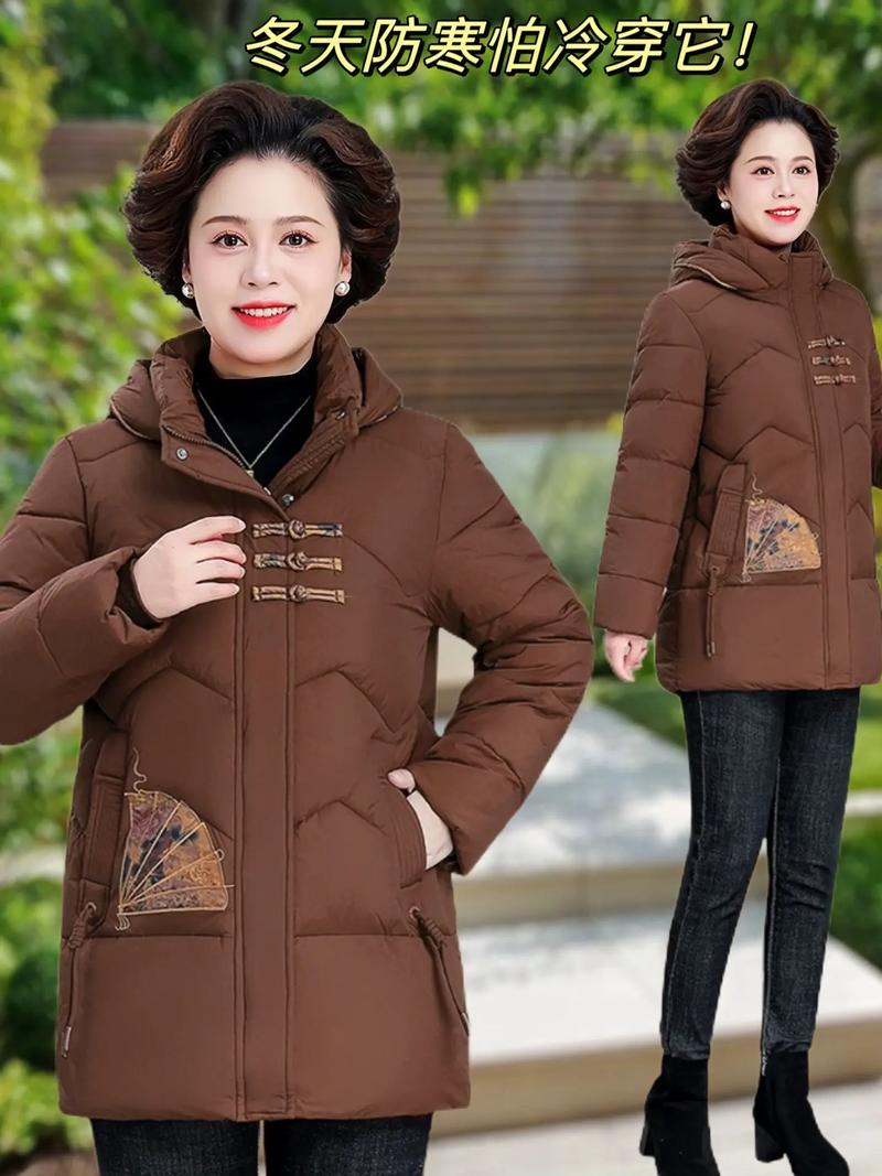 中老年冬装外套女装，款式图片怎么选？-图2