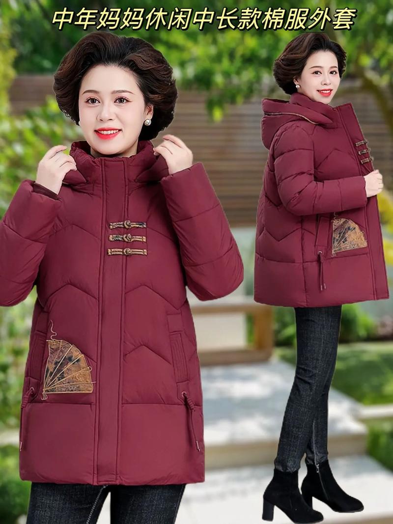 中老年冬装外套女装，款式图片怎么选？-图1