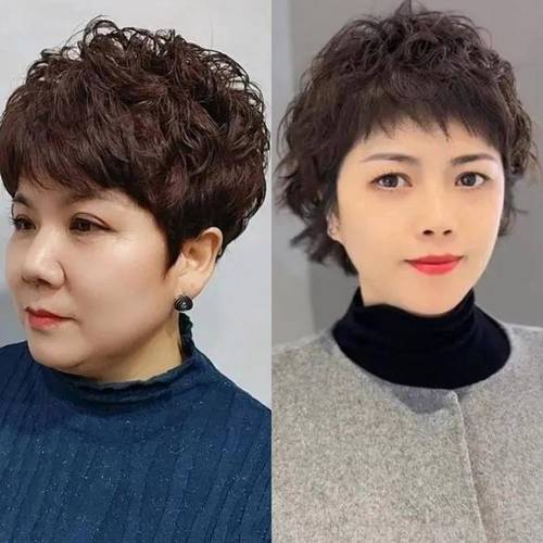 中老年女装发型怎么选?看图片找灵感?-图3 中老年女装发型怎么选?看图片找灵感?-图3