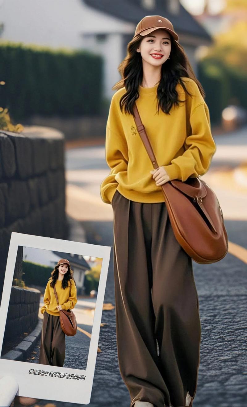 宽松款女装搭配图片欣赏-图2