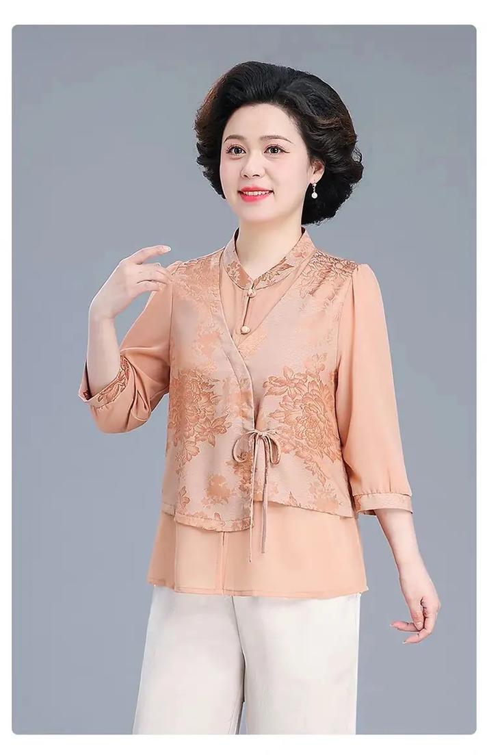 2025中老年夏装怎么选才显瘦又时髦？-图1