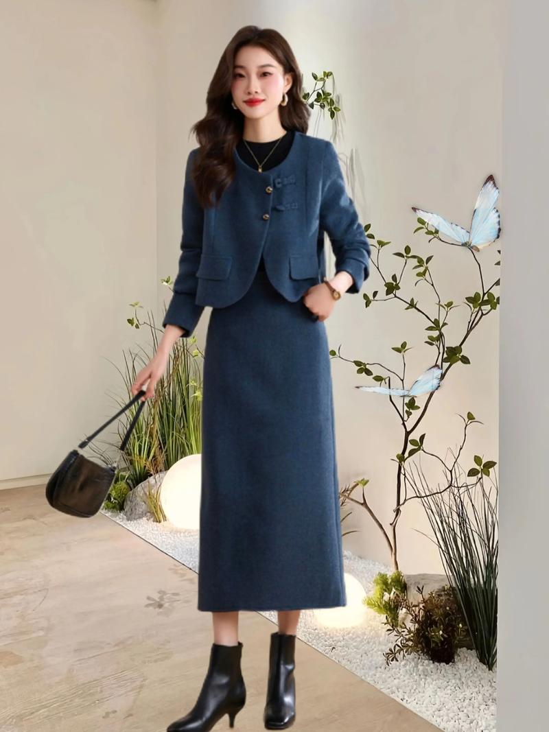 2025冬女装套装，流行趋势如何？搭配技巧有哪些？-图2
