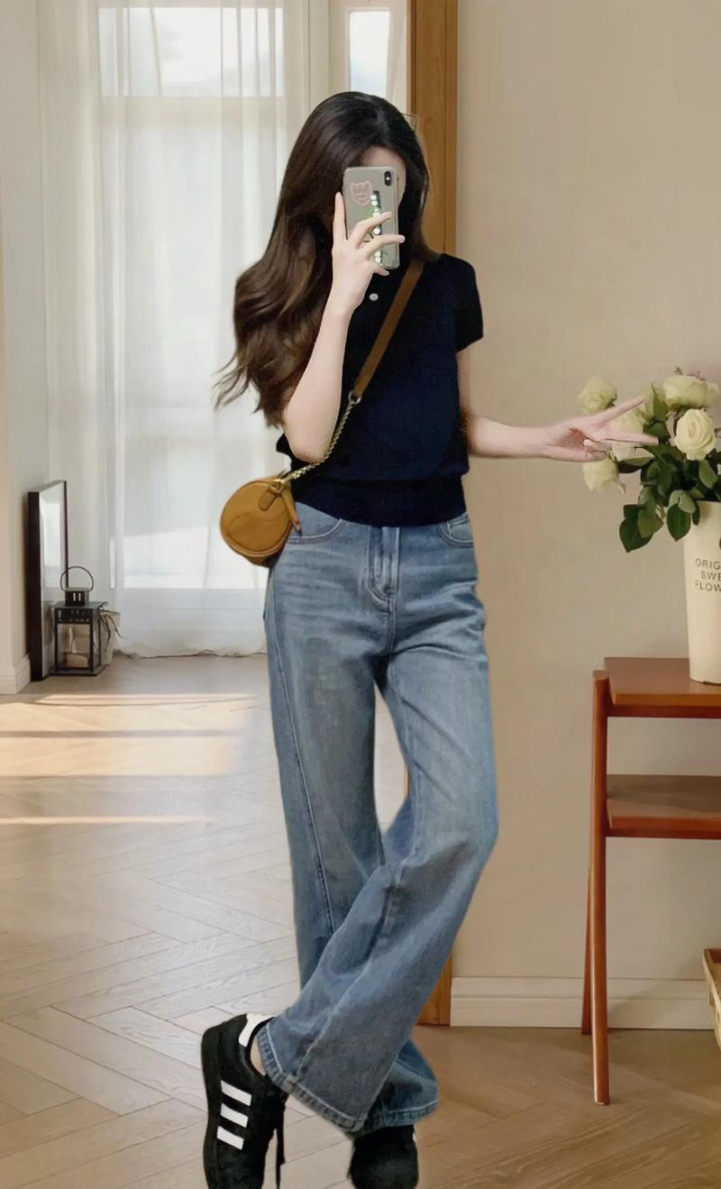 女装polo怎么搭裤子才好看？-图1