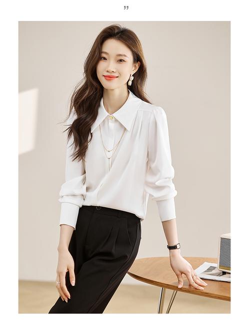 2025春季女装黑衬衫怎么选？-图2