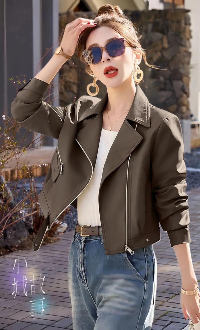 2025皮衣女装新款，设计有何新突破？-图2