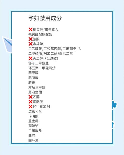 孕妇禁用哪些护肤品成分？-图1