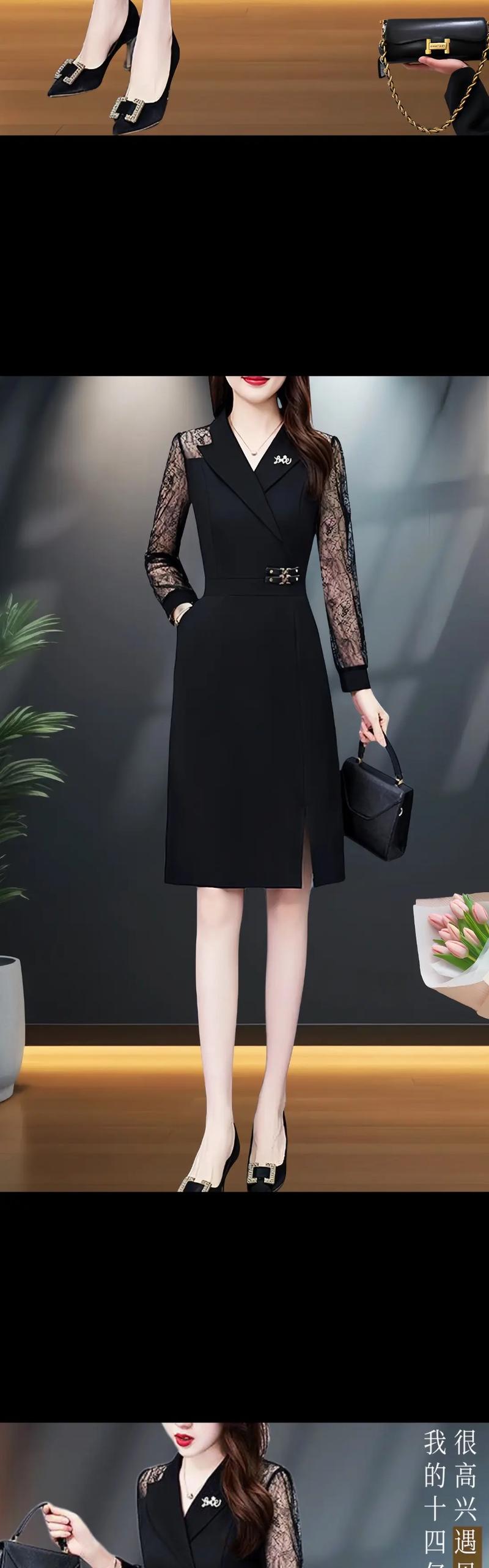 秋季女装新款连衣裙图片-图1