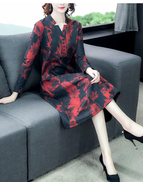 秋季女装新款连衣裙图片-图2