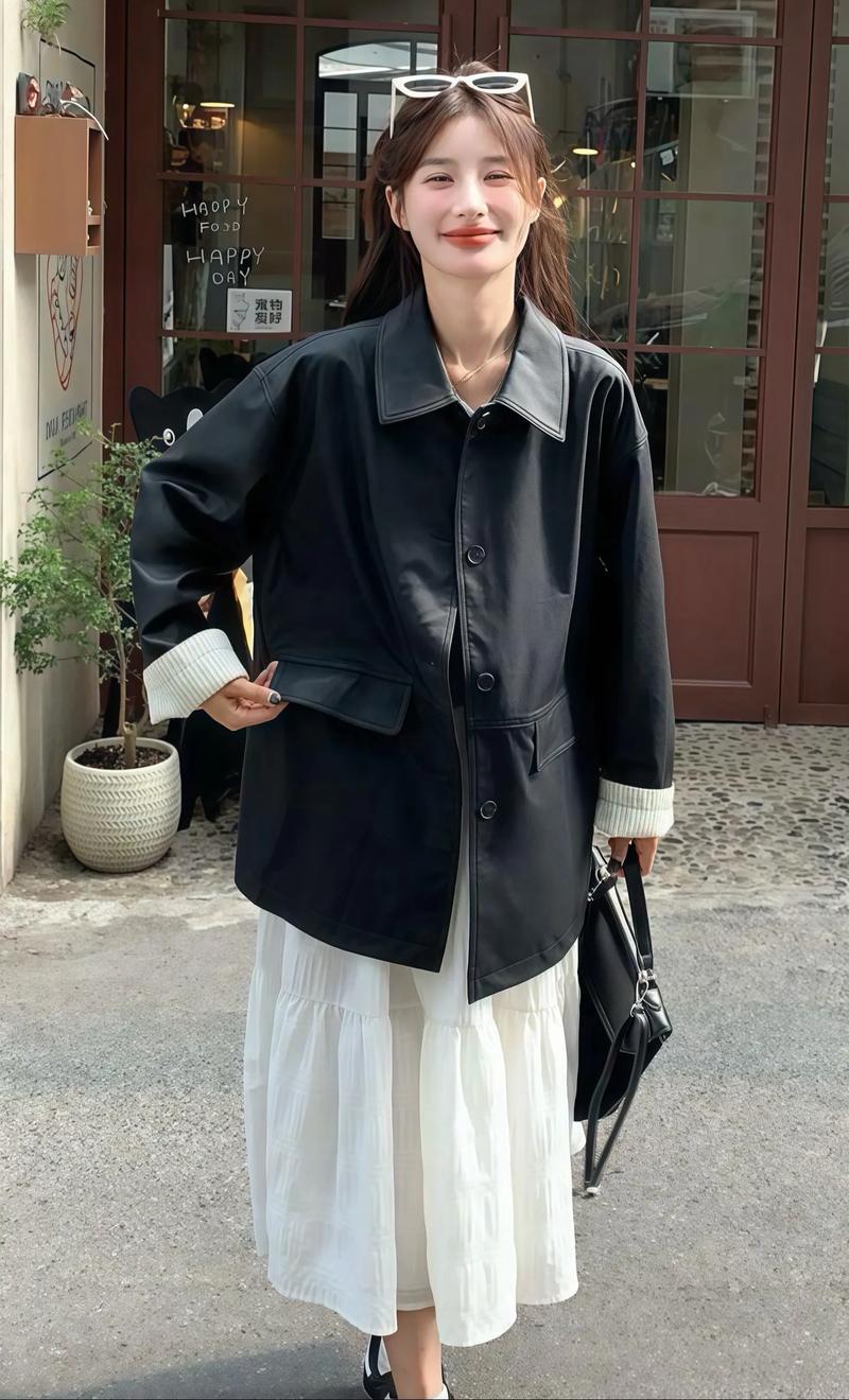 2025新款女装皮衣，有哪些亮点？-图1