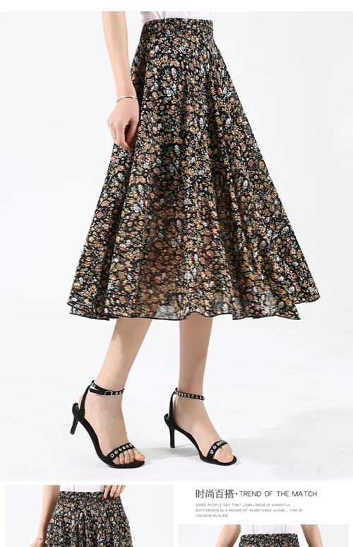 中老年夏半身长裙选什么款显瘦？-图2