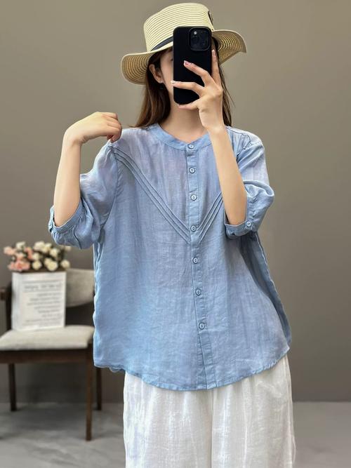 韩板女装宽松短型夏装-图1