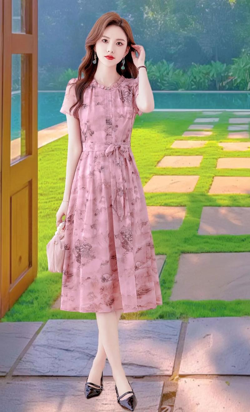 夏天穿什么连衣裙子好看又凉快？-图2