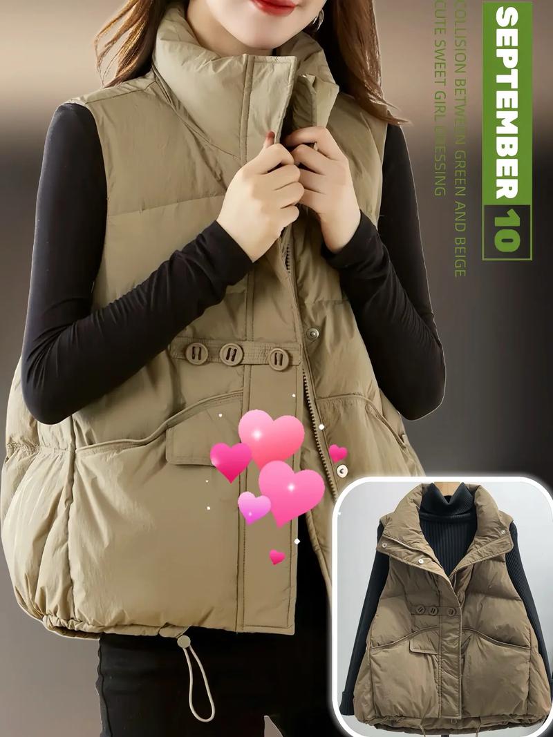 轻薄羽绒服马甲怎么选才显瘦暖?-图3 轻薄羽绒服马甲怎么选才显瘦暖?-图3