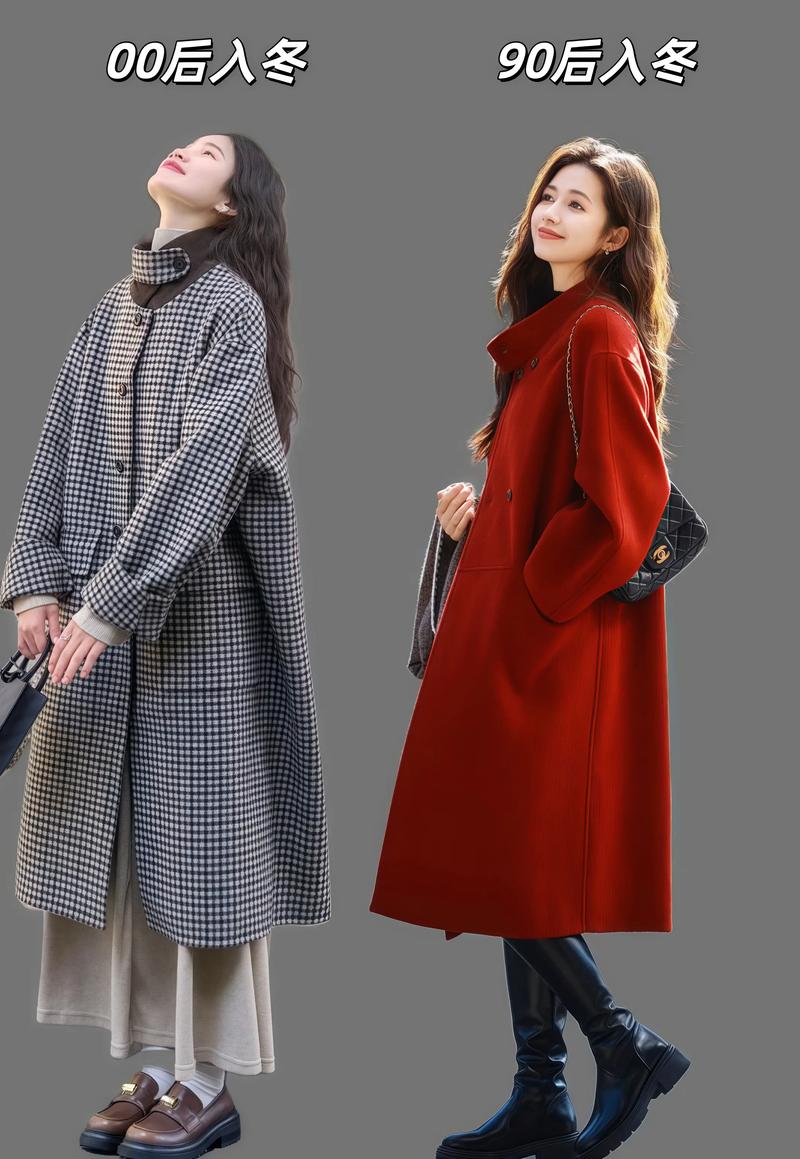 学生冬季女装搭配图，怎么搭才好看又保暖？-图1