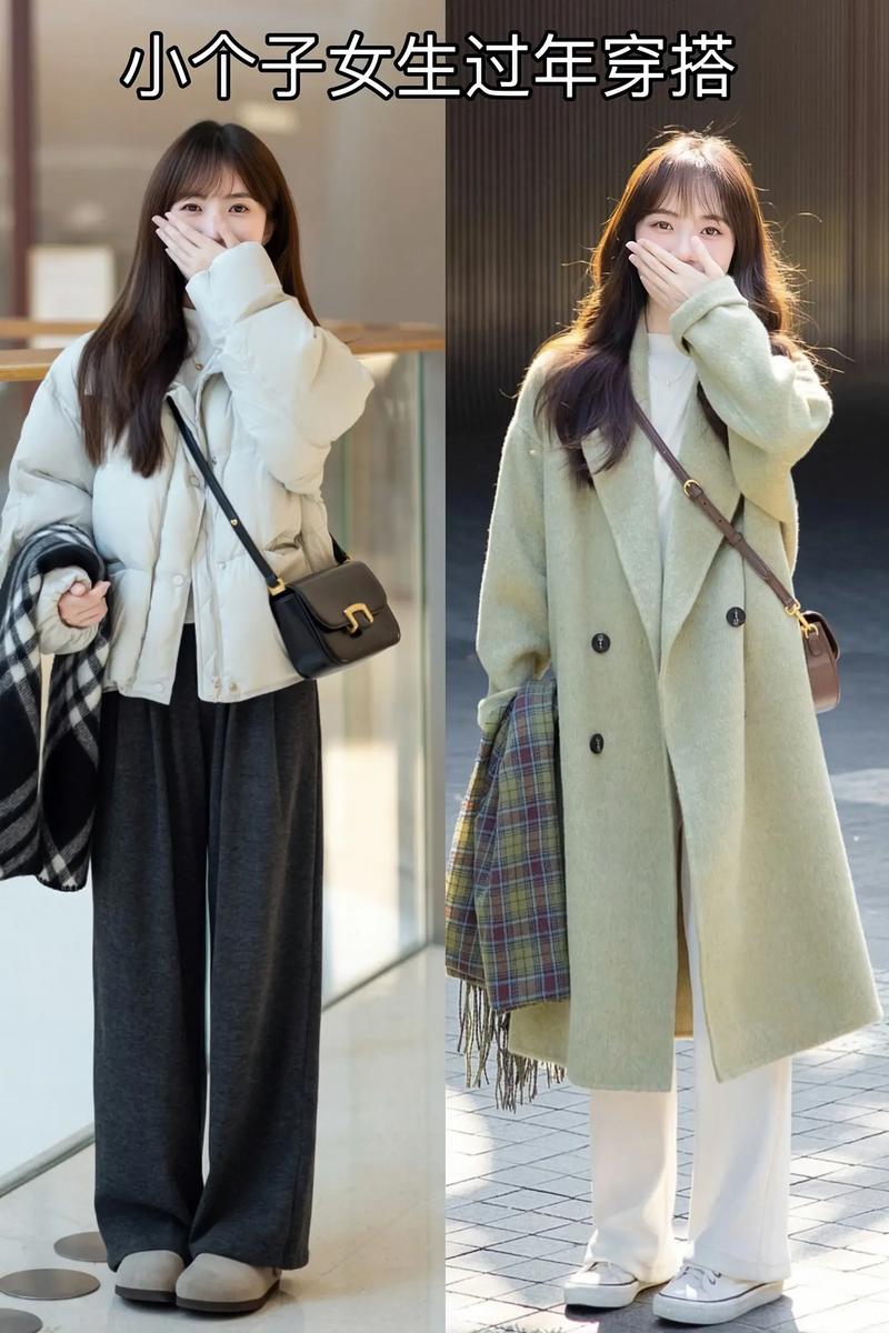 学生冬季女装搭配图，怎么搭才好看又保暖？-图2