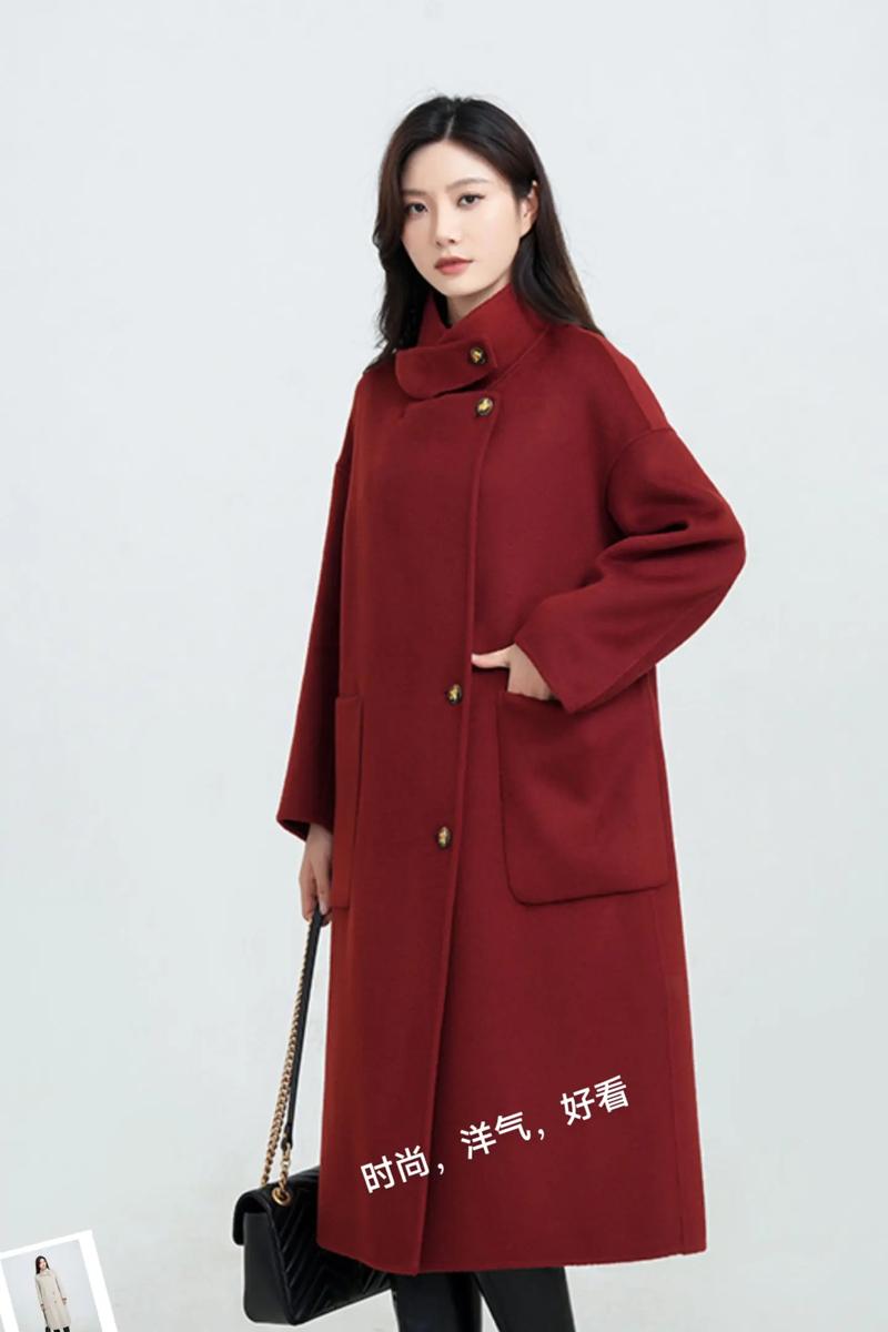 羊绒大衣长款女装，哪种款式更显瘦？-图1
