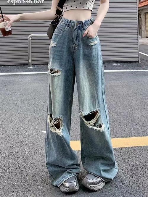 女装牛仔裤子图片有哪些款式？-图2