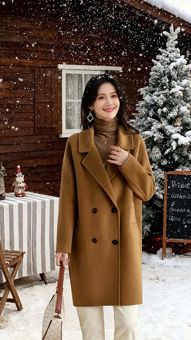 这款女装休闲中长款外套，适合什么场合穿？-图3