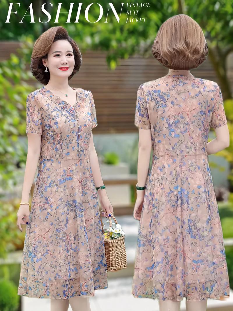 夏天中老年女装图片，选款避雷有哪些？-图1