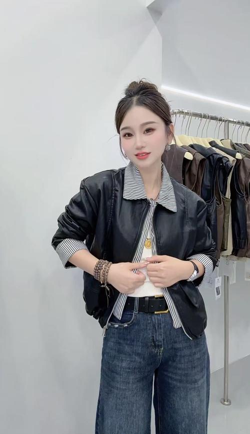 春季小皮衣怎么搭才时髦?-图2 春季小皮衣怎么搭才时髦?-图2