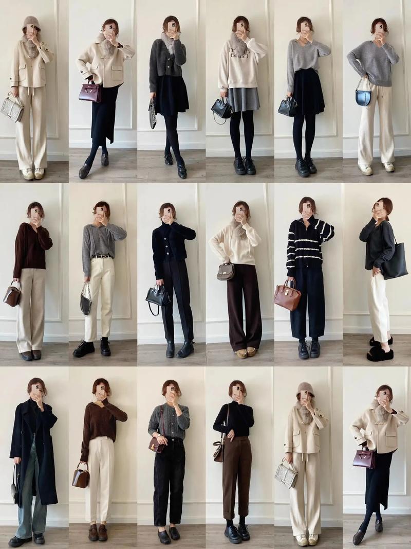 冬季女装穿搭图片，如何穿出时尚感？-图1