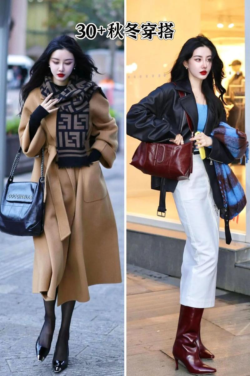 冬季女装穿搭图片，如何穿出时尚感？-图2