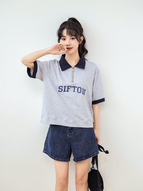 女装品牌短袖T恤图片有哪些风格？-图3