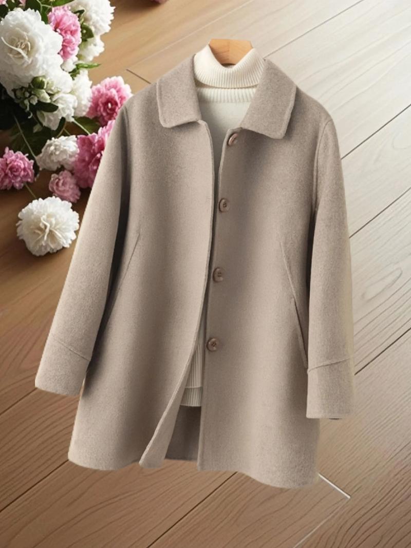 这款女装呢子韩版休闲上衣，怎么选更显气质？-图2